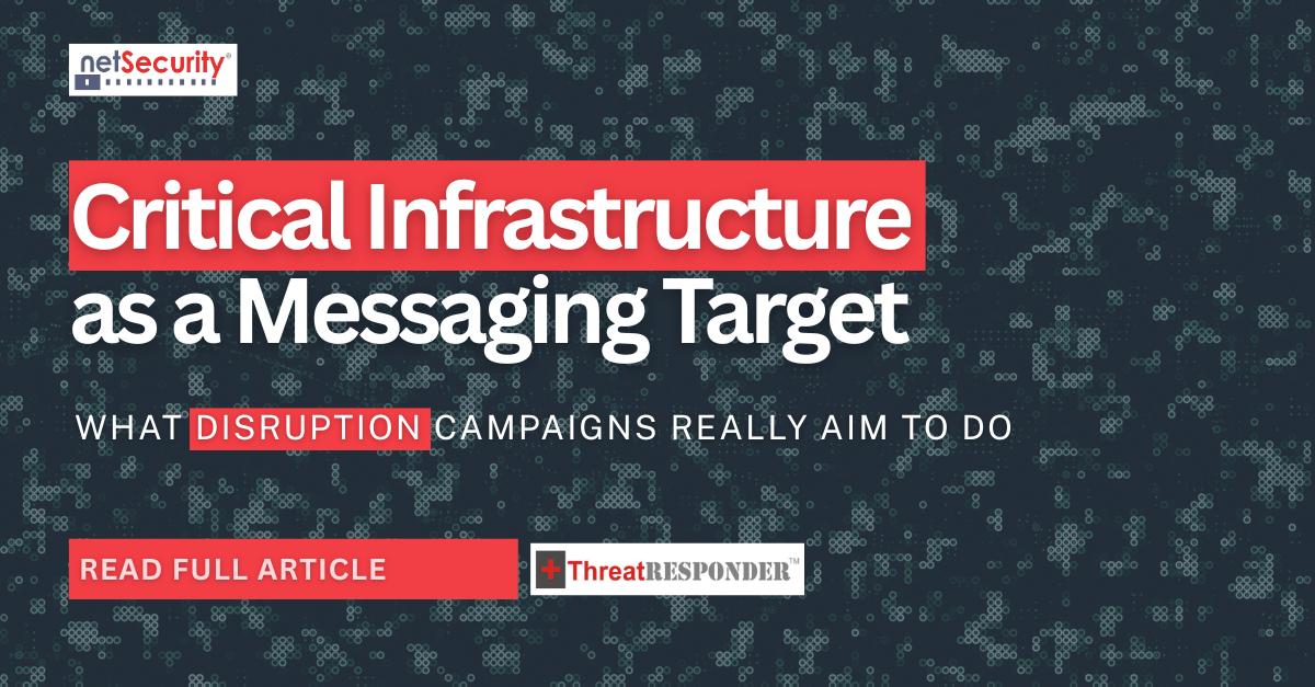 Critical Infrastructure as a Messaging Target: What Disruption Campaigns Really Aim to Do